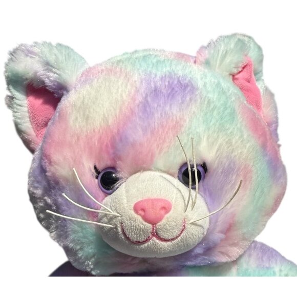 Build A Bear Plush Calico Cat Teddy Stuffed Toy Support Security Pillow Pet - Picture 7 of 16